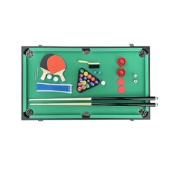 KICK Quad 48″ 4-in-1 Multi Game Table Brown