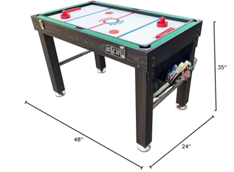 KICK Quad 48″ 4-in-1 Multi Game Table Brown