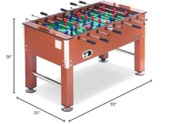 KICK Splendor 55″ Foosball Table Brown