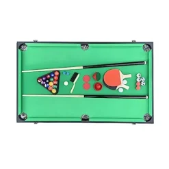 KICK Trilogy 55″ 3-in-1 Multi Game Table Black