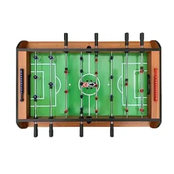 KICK Triplex 55″ Telescopic Rods 3-in-1 Swivel Multi Game Table Brown