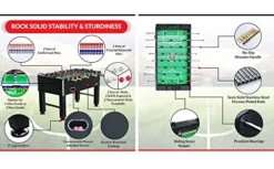 KICK Triumph 55″ Foosball Table Black