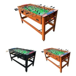 KICK Twain 48″ 2-in-1 Multi Game Table Brown