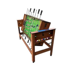 KICK Twain 48″ 2-in-1 Multi Game Table Brown