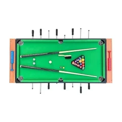 KICK Twain 48″ 2-in-1 Multi Game Table Brown