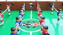 KICK Venture 55″ Foosball Table Chestnut / Black