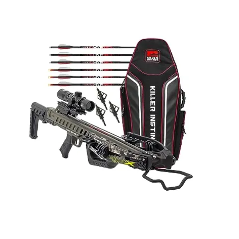 Killer Instinct Diesel-X Crossbow Bundle with Case and Arrows