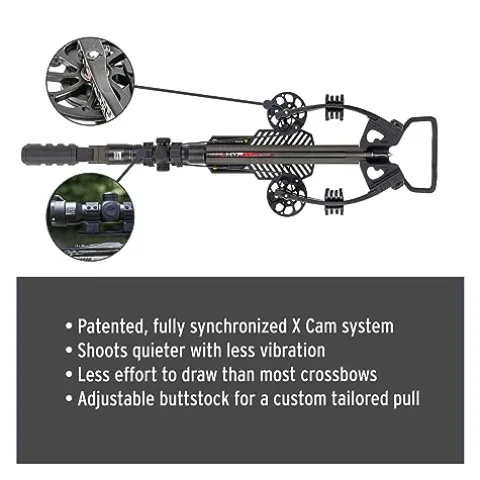 Killer Instinct Diesel-X Crossbow Bundle with Case and Arrows