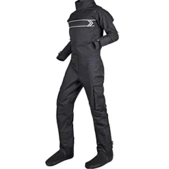 KING-QPROOF Men Waterproof Breathable Drysuit Black S