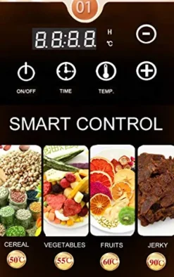 Kolice Commercial High Capacity 16-Tier Food Dehydrator with Digital Control