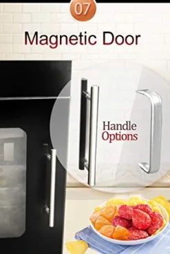 Kolice 12-Tier Commercial Food Dehydrator with Digital Control Silver