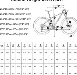 KOOTU Carbon Mountain Bike Red