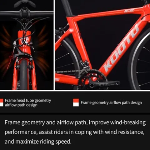 KOOTU Carbon Road Bike Red
