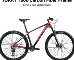 KOOTU Mountain Bicycle Deck 6.1 Carbon Fiber Black