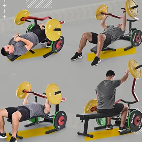 KOZYSFLER Weight Chest Press Bench Red