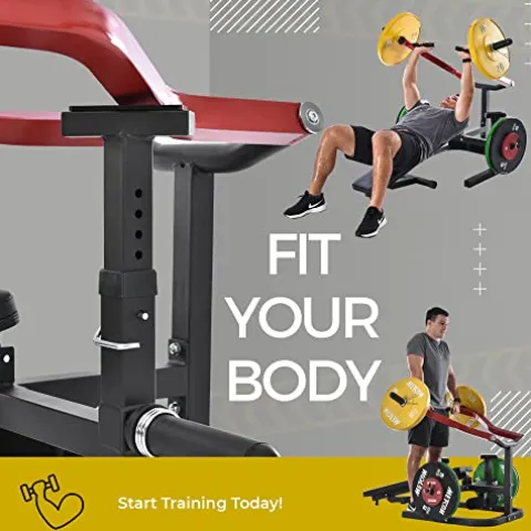 KOZYSFLER Weight Chest Press Bench Red