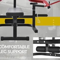 KOZYSFLER Weight Chest Press Bench Red