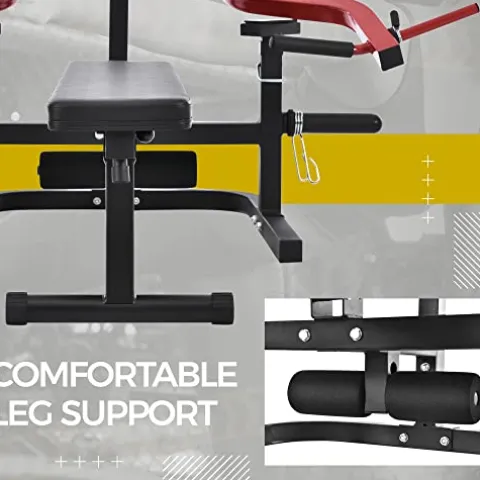 KOZYSFLER Weight Chest Press Bench Red