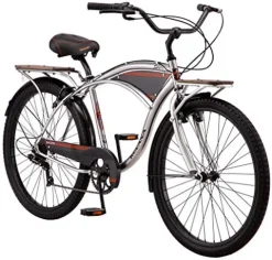 Kulana Lakona Tide Adult Beach Cruiser Bike 26-Inch 7-Speed Silver