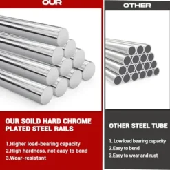 KUNRAM Adjustable Leg Press Hack Squat Machine for Home Gym Black