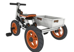 KZPFER 20-in-1 Buildable Kids Go Kart Set Silver