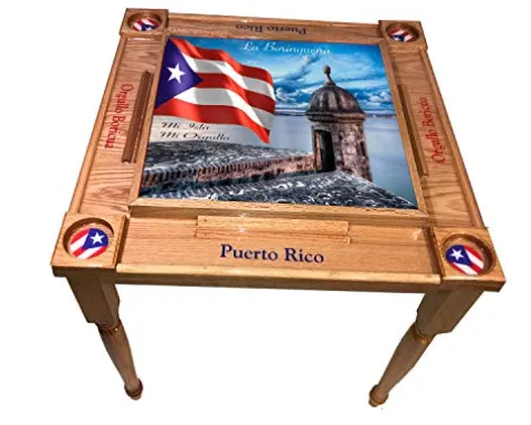 Latinos R Us MVP Domino Table Puerto Rico Morro Natural