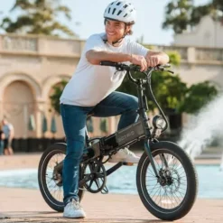 LECTRIC XP Lite 2.0 Folding Electric Bike 45 Mile Range JW Black