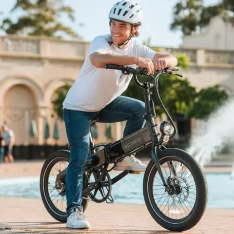 LECTRIC XP Lite 2.0 Folding Electric Bike 45 Mile Range JW Black