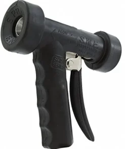 Leonard Valve Hose Nozzle 1/2In Brass Stainless Steel Rubber 6in L