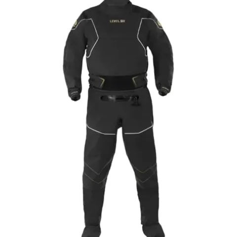 Level Six Emperor Dry Suit Black
