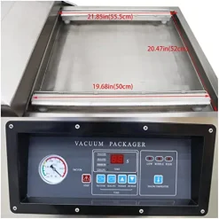 LGXEnzhuo Double Chamber Vacuum Packaging Sealer for Food Saver 110V 1500W
