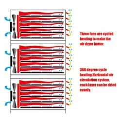 LGXEnzhuo 36-Layer Stainless Steel Food Dehydrator for Fruits, Vegetables, and Pet Treats 110V