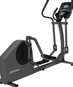 Life Fitness E1 Cross Trainer Elliptical Exercise Machine with Go Console Titanium