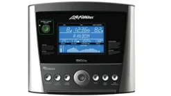 Life Fitness E1 Cross Trainer Elliptical Exercise Machine with Go Console Titanium