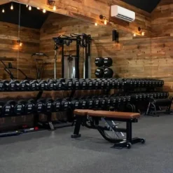 Life Fitness Hammer Strength 12 Sided Urethane Dumbbell 45lb Black