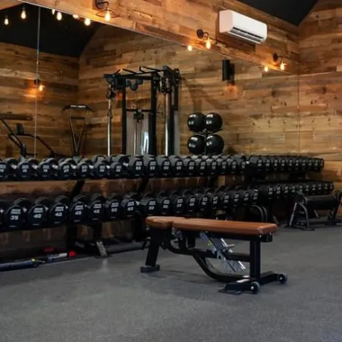 Life Fitness Hammer Strength 12 Sided Urethane Dumbbell 140Lb Black