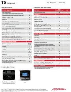 Life Fitness T5 Treadmill with Go Console