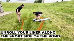 LifeGuard Pond Liner 15 ft. x 30 ft. 45 Mil EPDM Rubber Black