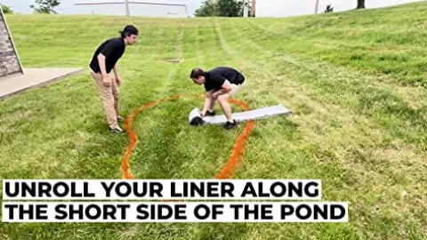 LifeGuard Pond Liner 50 ft. x 50 ft. 45 Mil EPDM Rubber Black