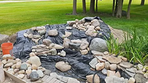 LifeGuard Pond Liner 30 ft. x 40 ft. 60 Mil EPDM Rubber Black