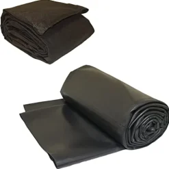 LifeGuard Pond Liner 20 ft. x 40 ft. 60 Mil EPDM Rubber and Underlayment Combo Black
