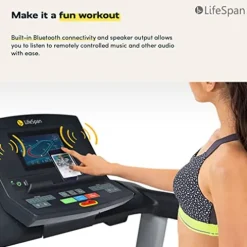 LifeSpan Fitness TR4000i Foldable Treadmill with Touchscreen Display Multi