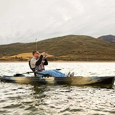 Lifetime 90958 Stealth Pro Angler 118 Fishing Kayak Timberline Camo