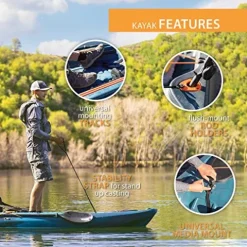 Lifetime Fishing Kayak Yukon Angler 116 Lightning Fusion