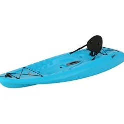 Lifetime Hydros 85 Sit-On-Top Fishing Kayak with Paddle Glacier Blue