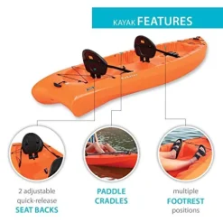 Lifetime Kokanee Sit-On-Top Kayak Orange