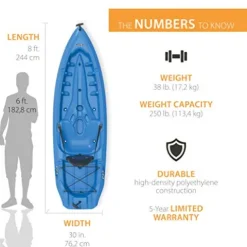 Lifetime Lotus Sit-on-Top Kayak Blue