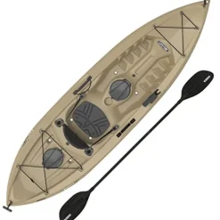 Lifetime Muskie Angler Sit-On-Top Kayak Tan