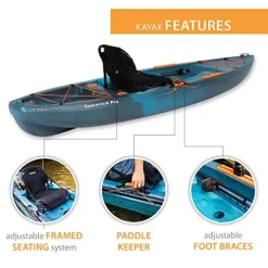 Lifetime Tamarack Pro 103 Sit-On-Top Kayak Greenish Blue