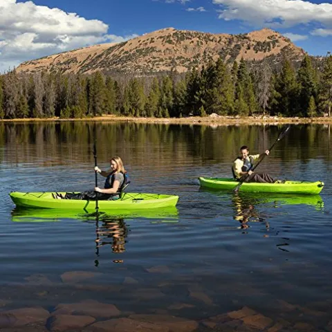 Lifetime Tioga Sit-On-Top Kayak with Paddle (2 Pack) Lime